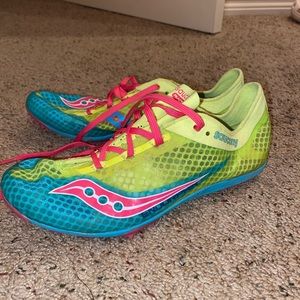 Saucony running spikes